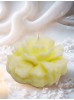 Doğal Soya Wax Mum – El Yapımı, Şakayık Motifli ve Ruhsal Arınma İçin